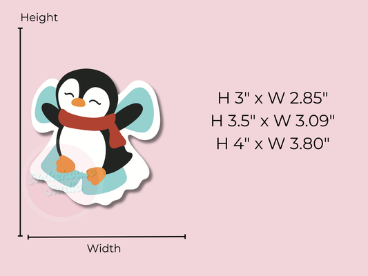 1201 Snow Angel Penguin Cookie Cutter