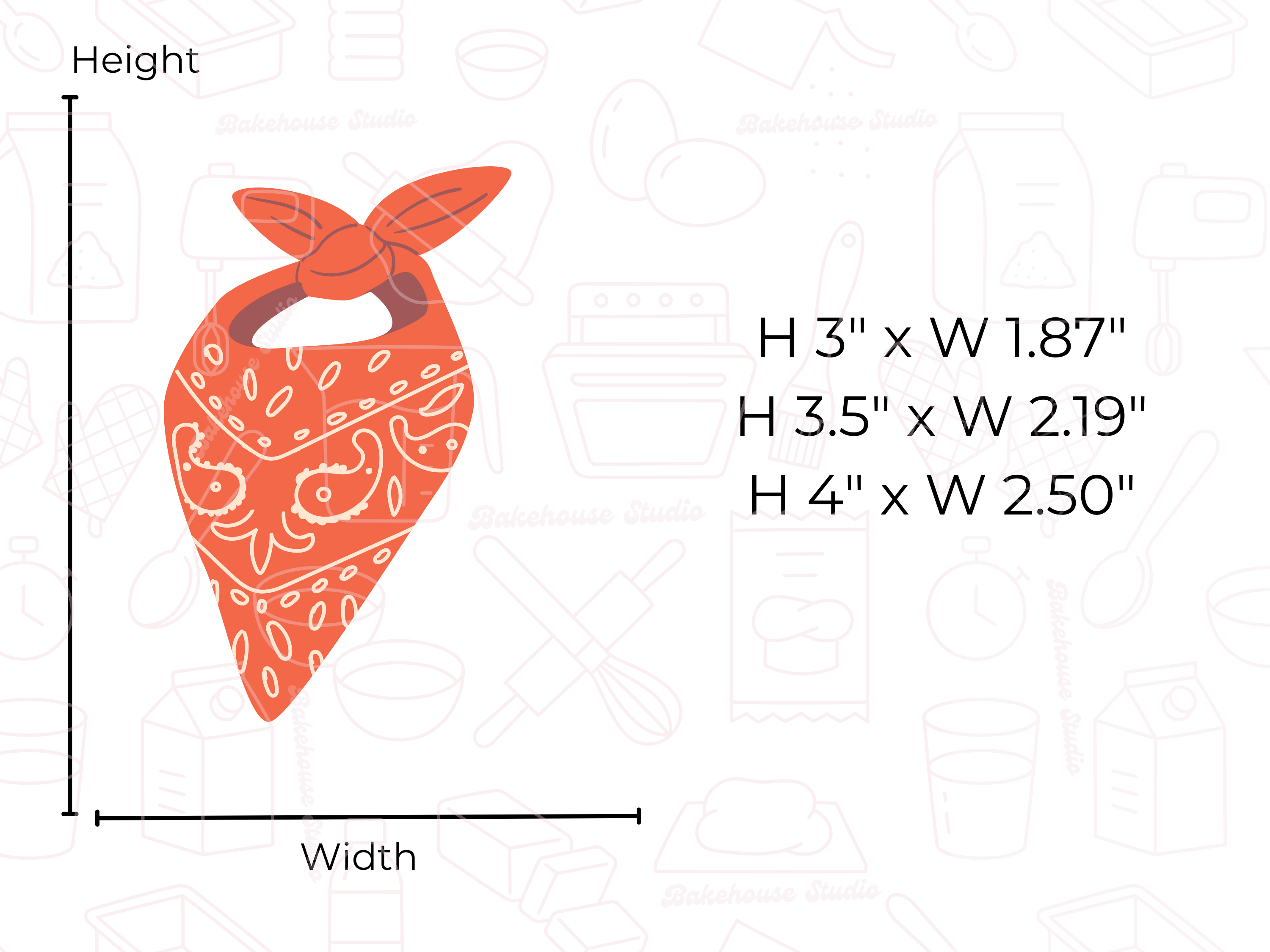 1058 Bandana Cookie Cutter