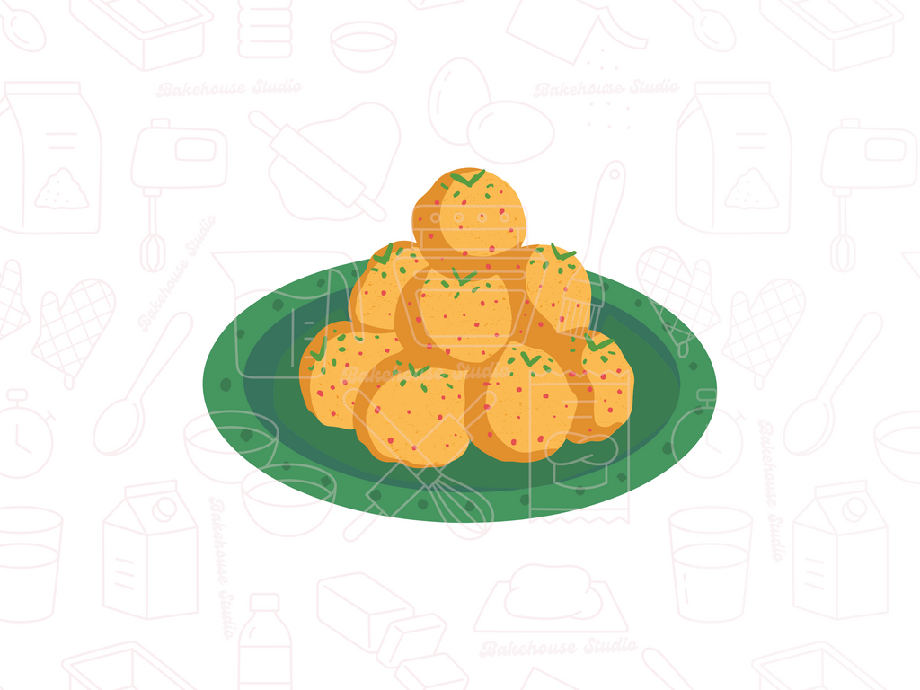 1059 Besan ladoo Cookie Cutter