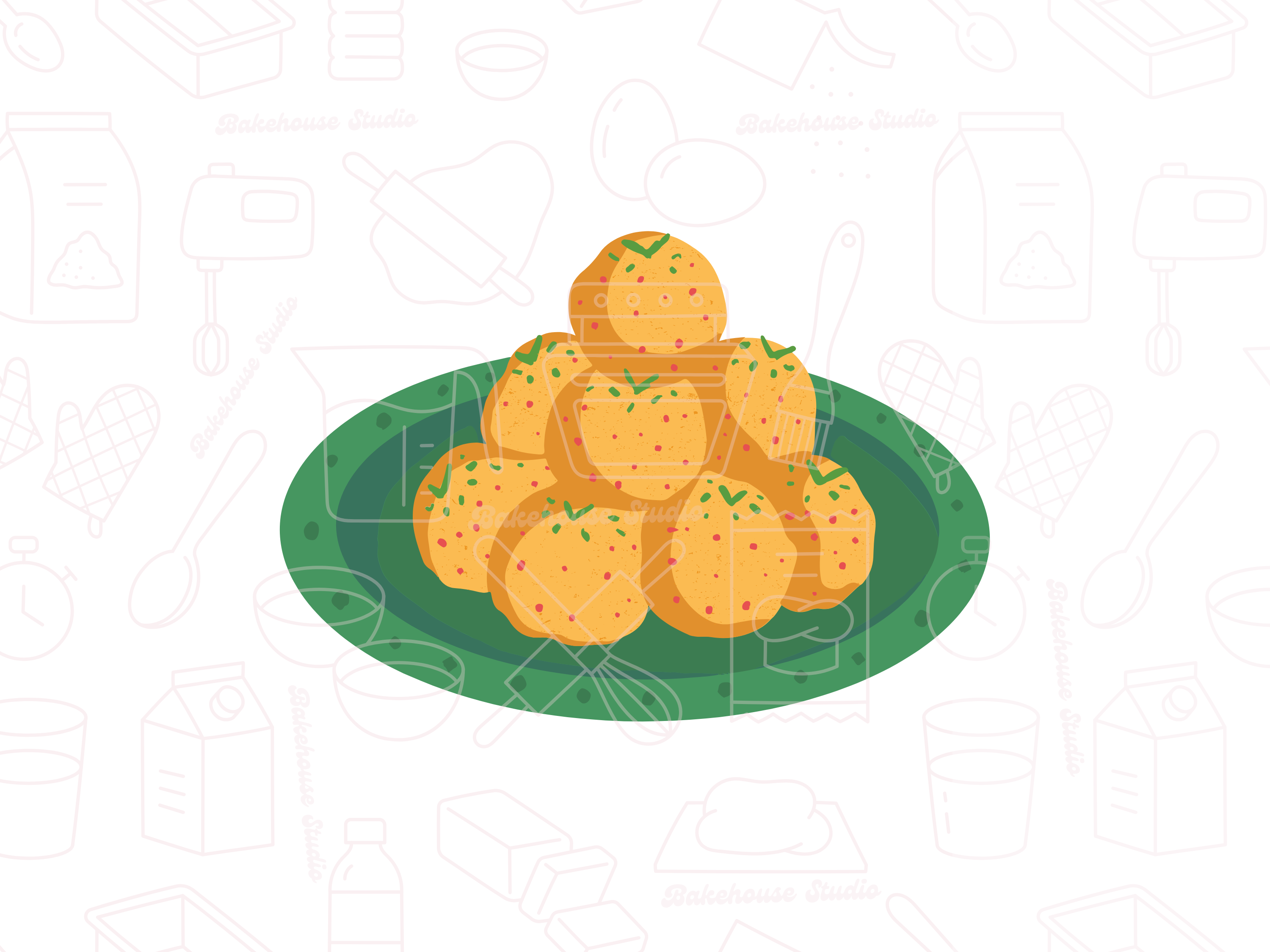 1059 Besan ladoo Cookie Cutter