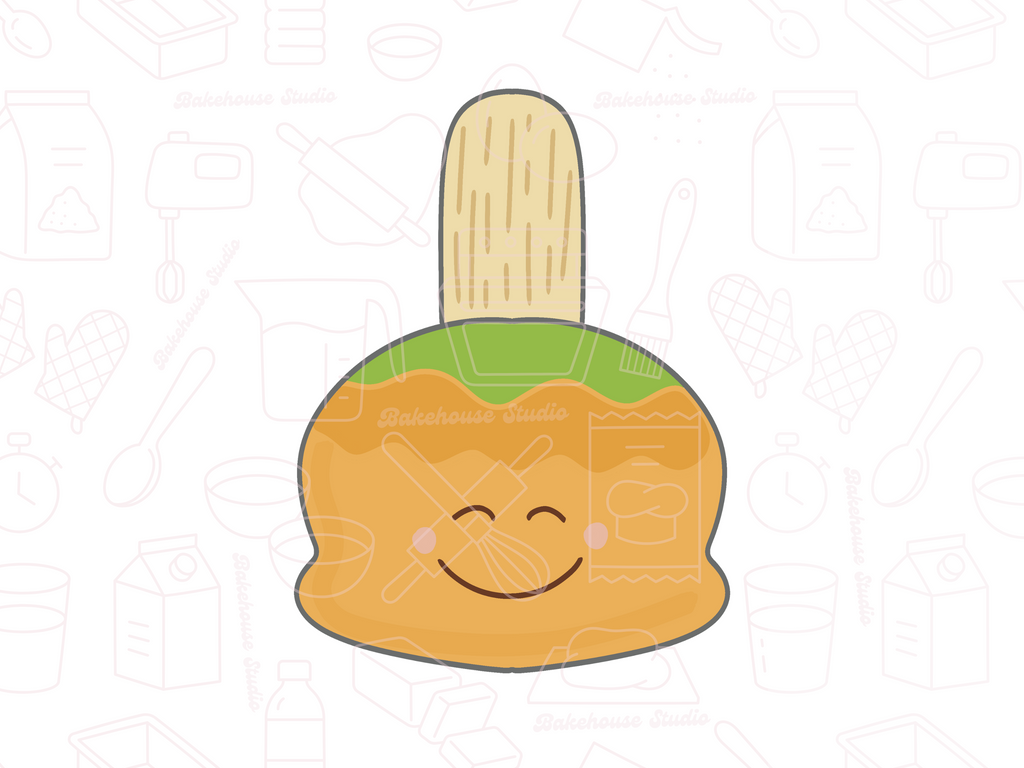 1053 Candy Apple Cookie Cutter