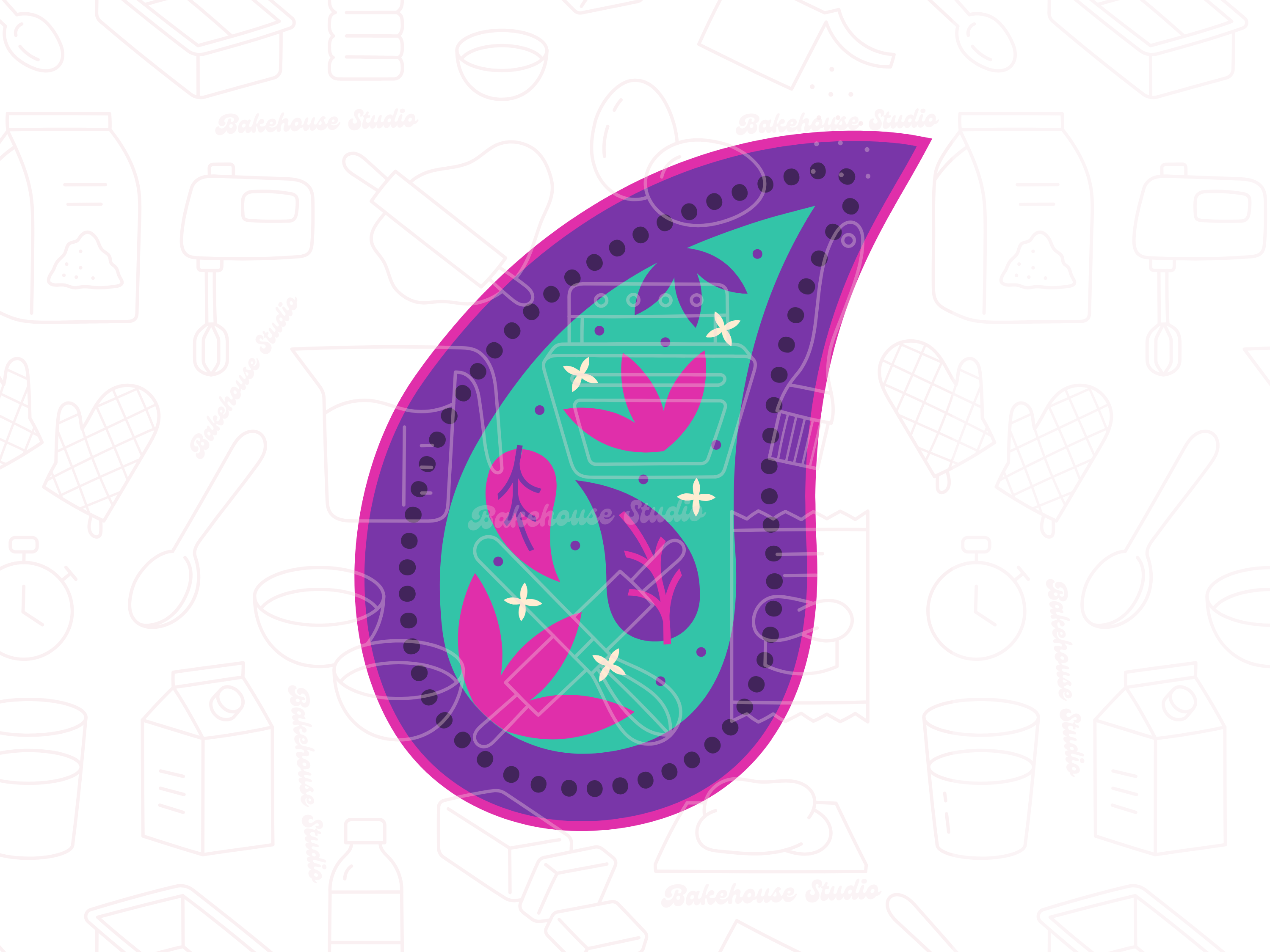 1060 Paisley Cookie Cutter