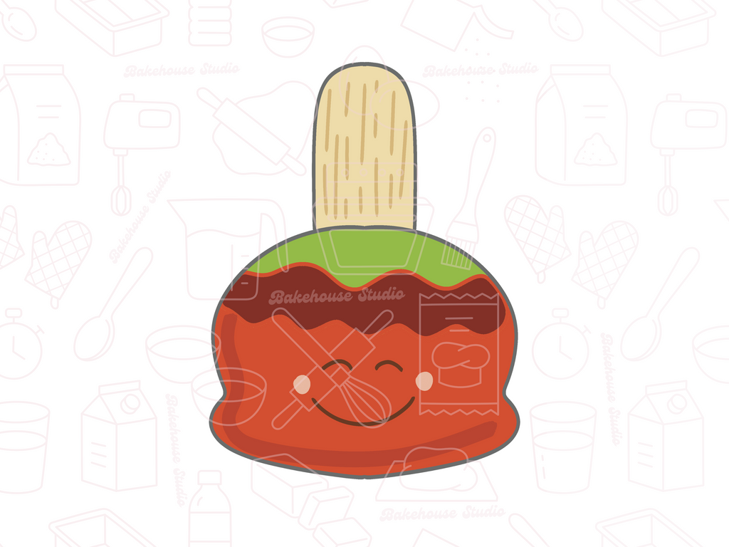 1053 Candy Apple Cookie Cutter
