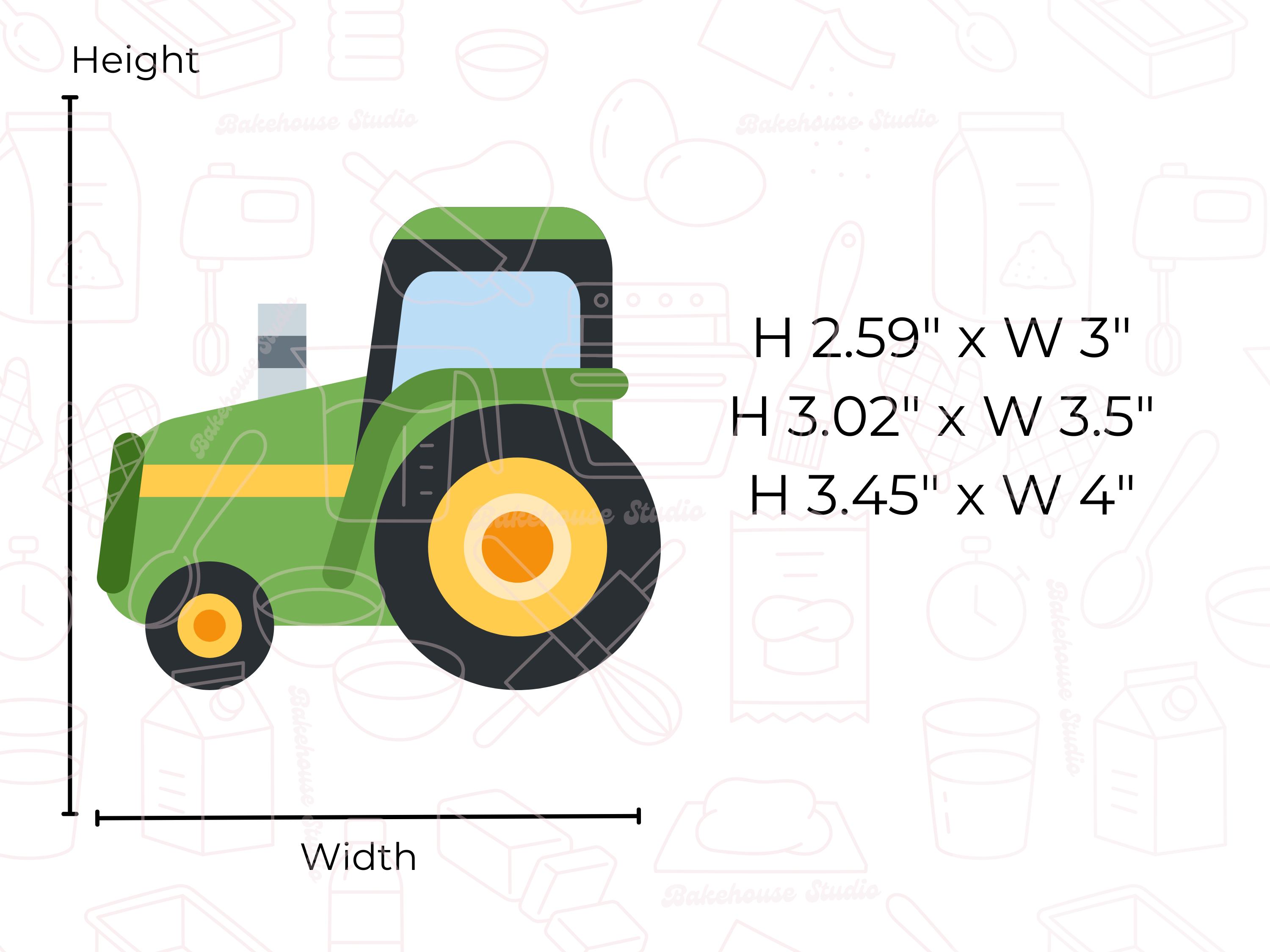 1063 Tractor Cookie Cutter
