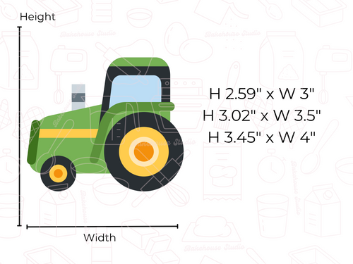 1063 Tractor Cookie Cutter