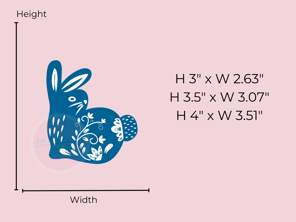 1099 Nordic Bunny Cookie Cutter