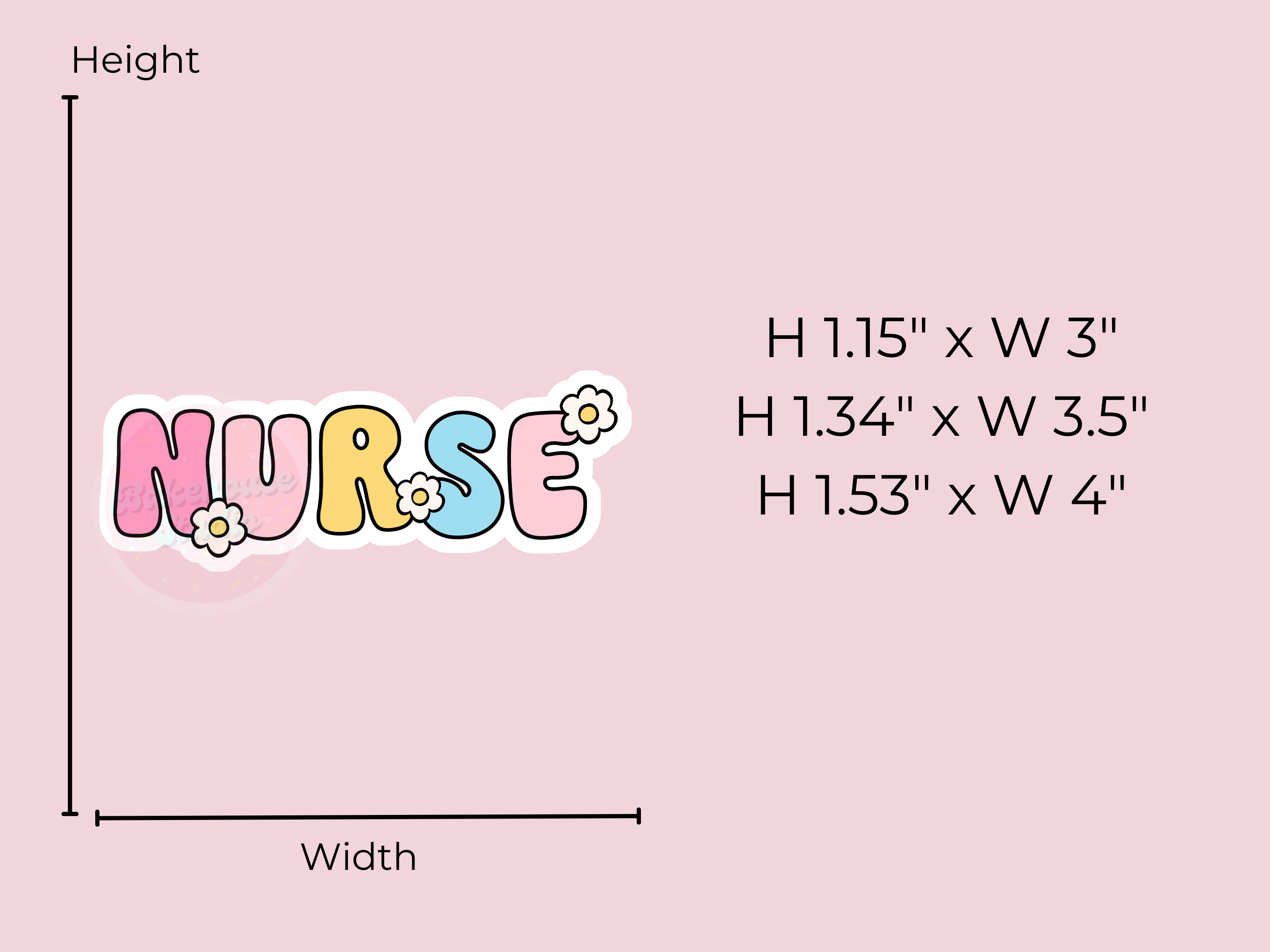 1129 Nurse Word Cookie Cutter