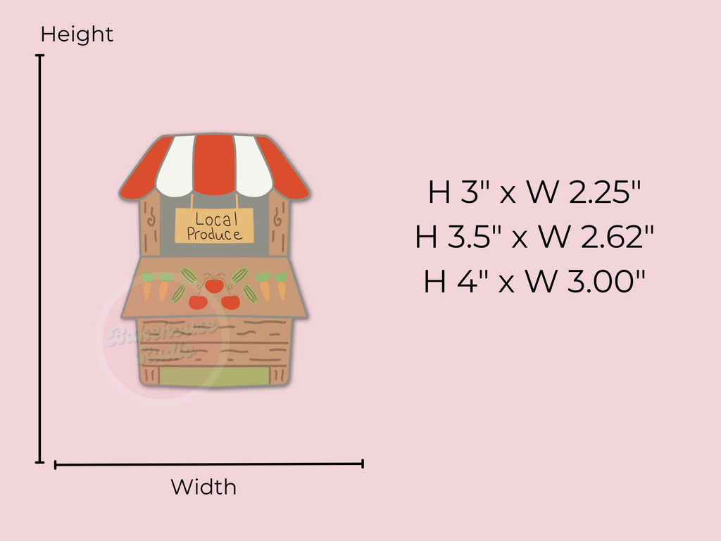 1190 Farm Stand Cookie Cutter
