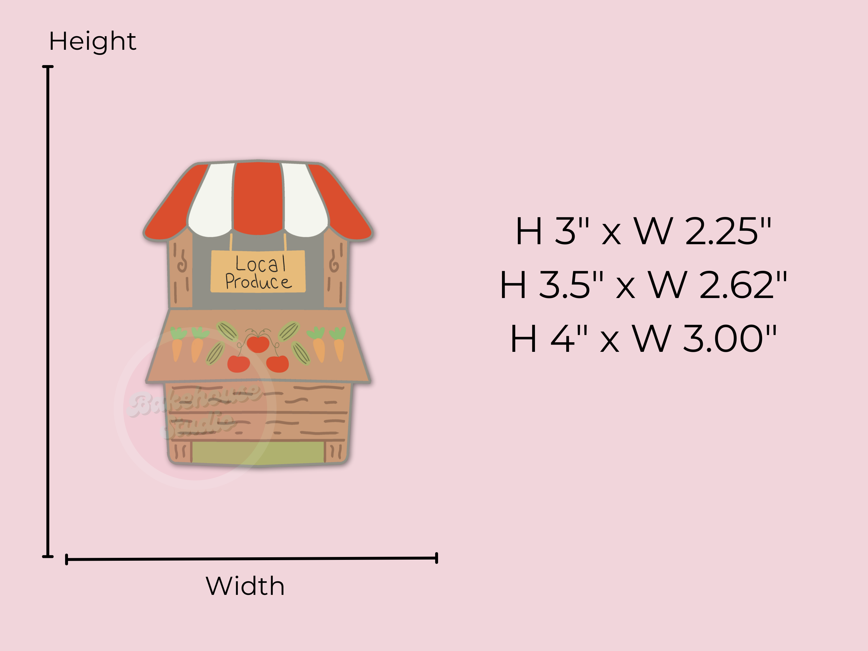 1190 Farm Stand Cookie Cutter
