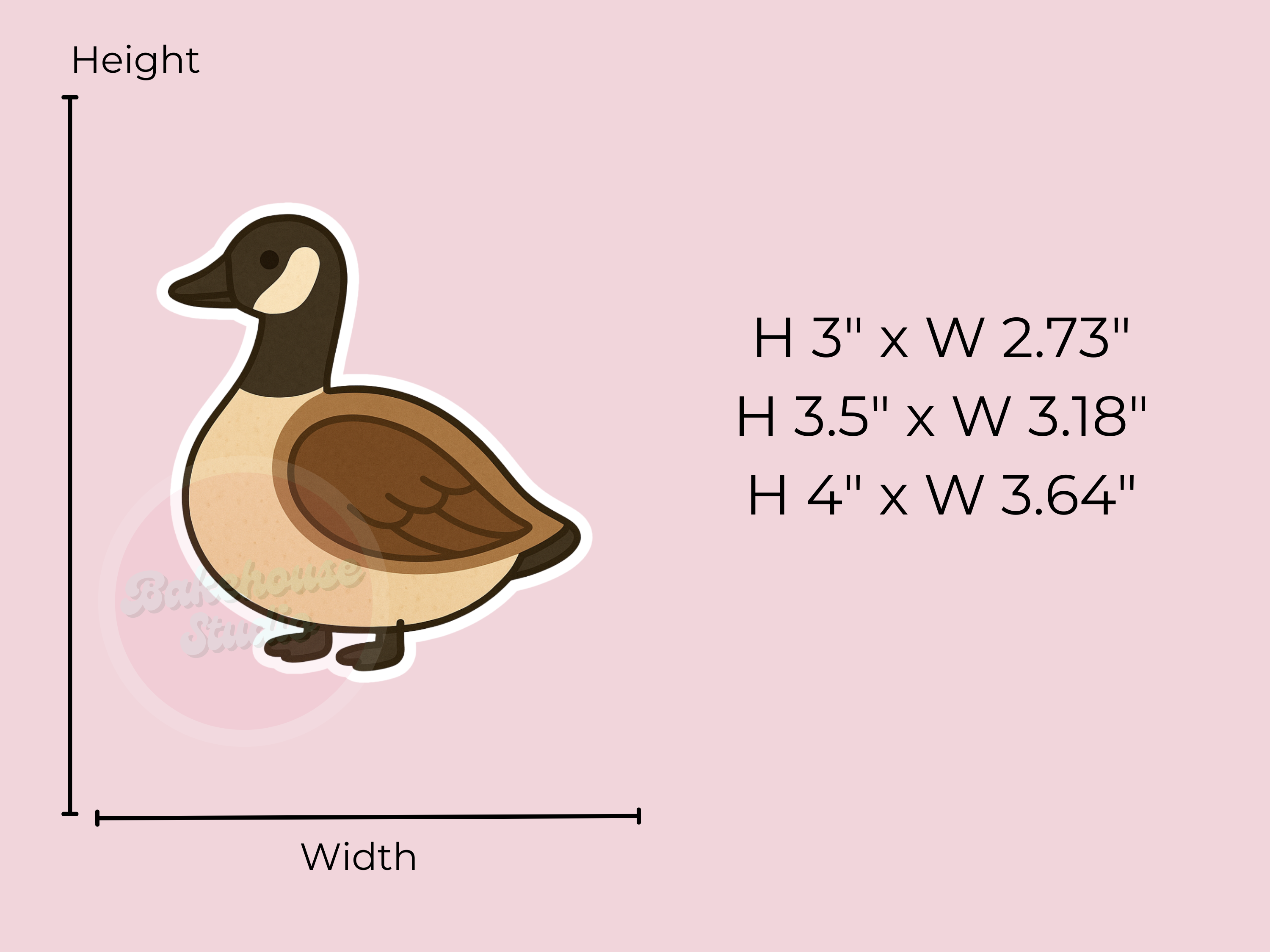 1142 Canadian Goose Cookie Cutter