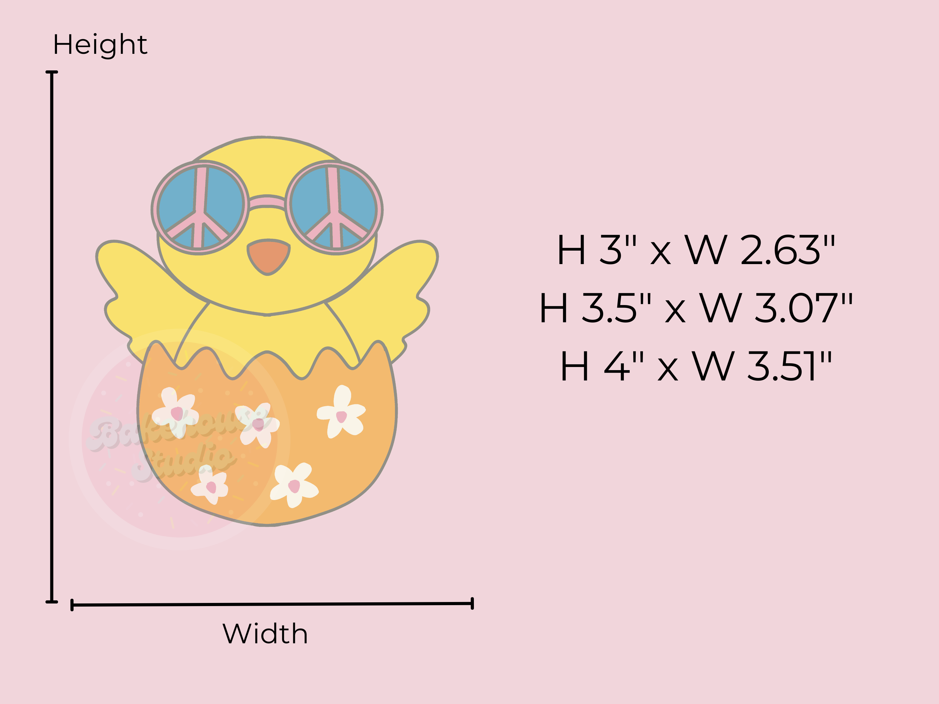 1098 Groovy Chick Egg Cookie Cutter