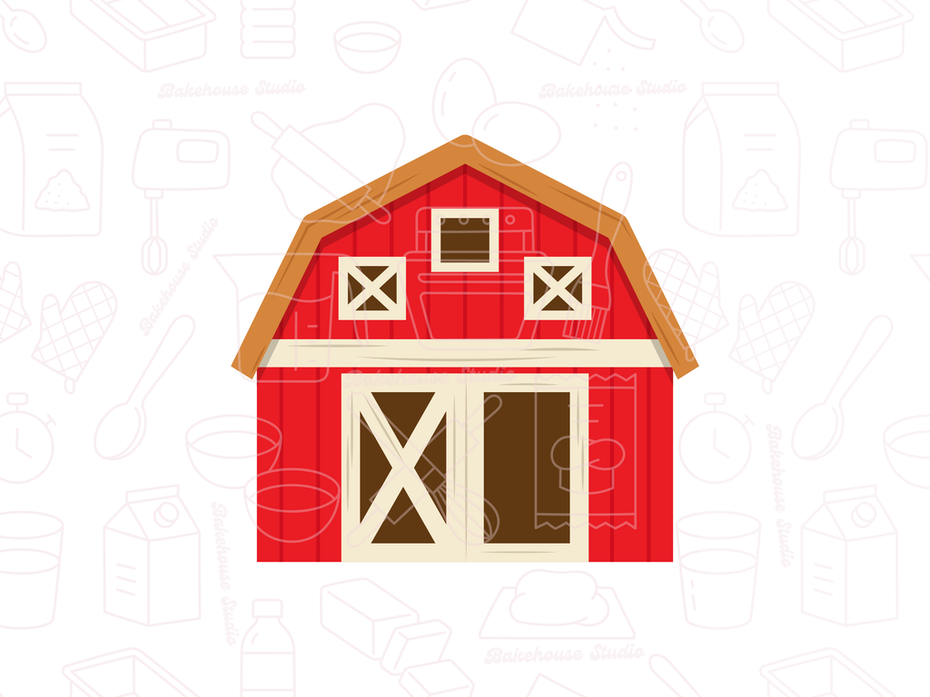1062 Barn Cookie Cutter