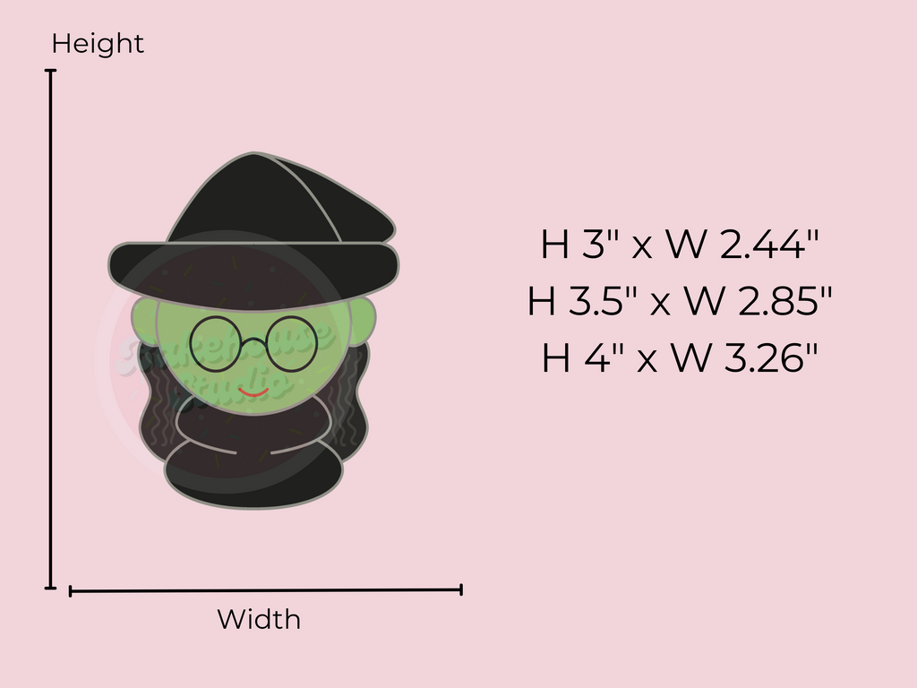1089 Witch Cookie Cutter