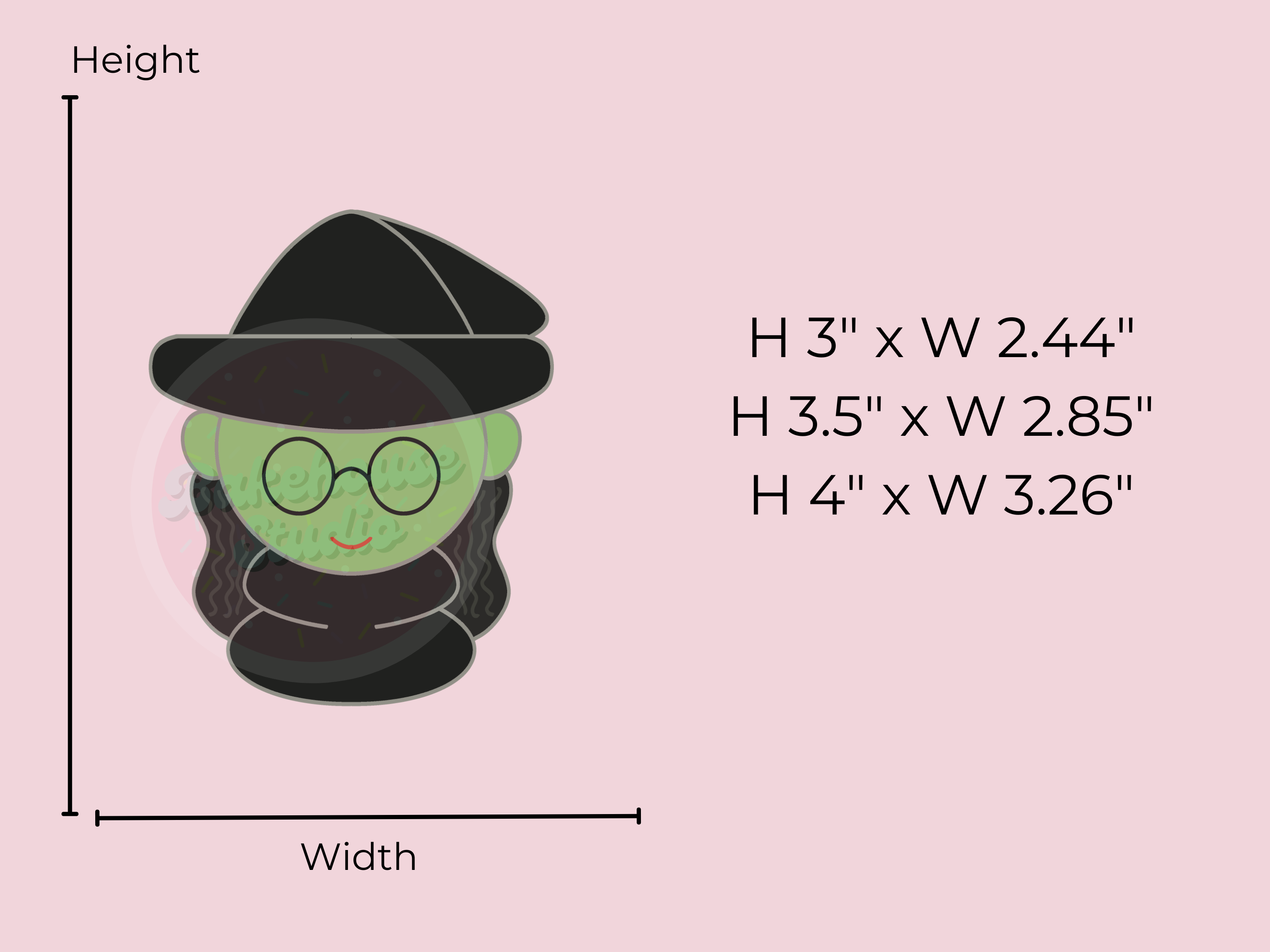 1089 Witch Cookie Cutter