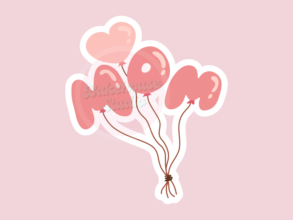1111 Mom Balloons Cookie Cutter