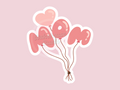 1111 Mom Balloons Cookie Cutter