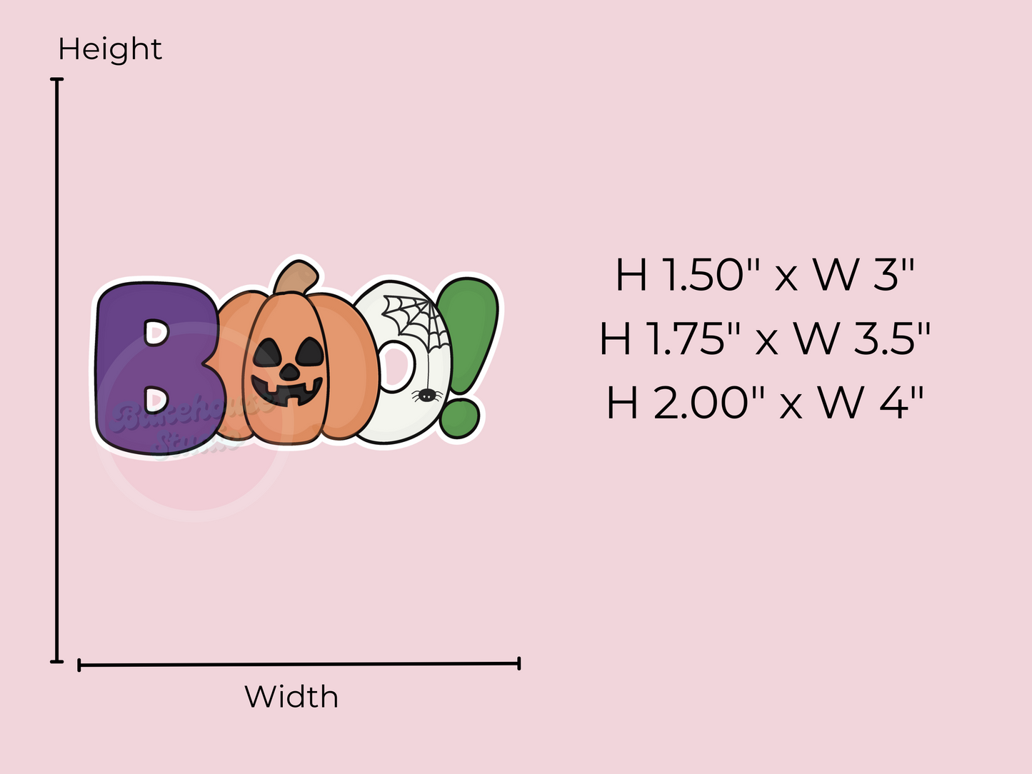 1187 BOO Cookie Cutter