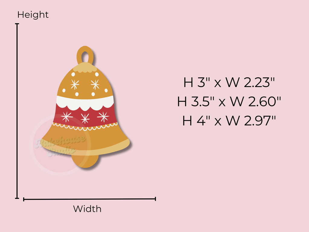 1204 Bell Ornament Cookie Cutter