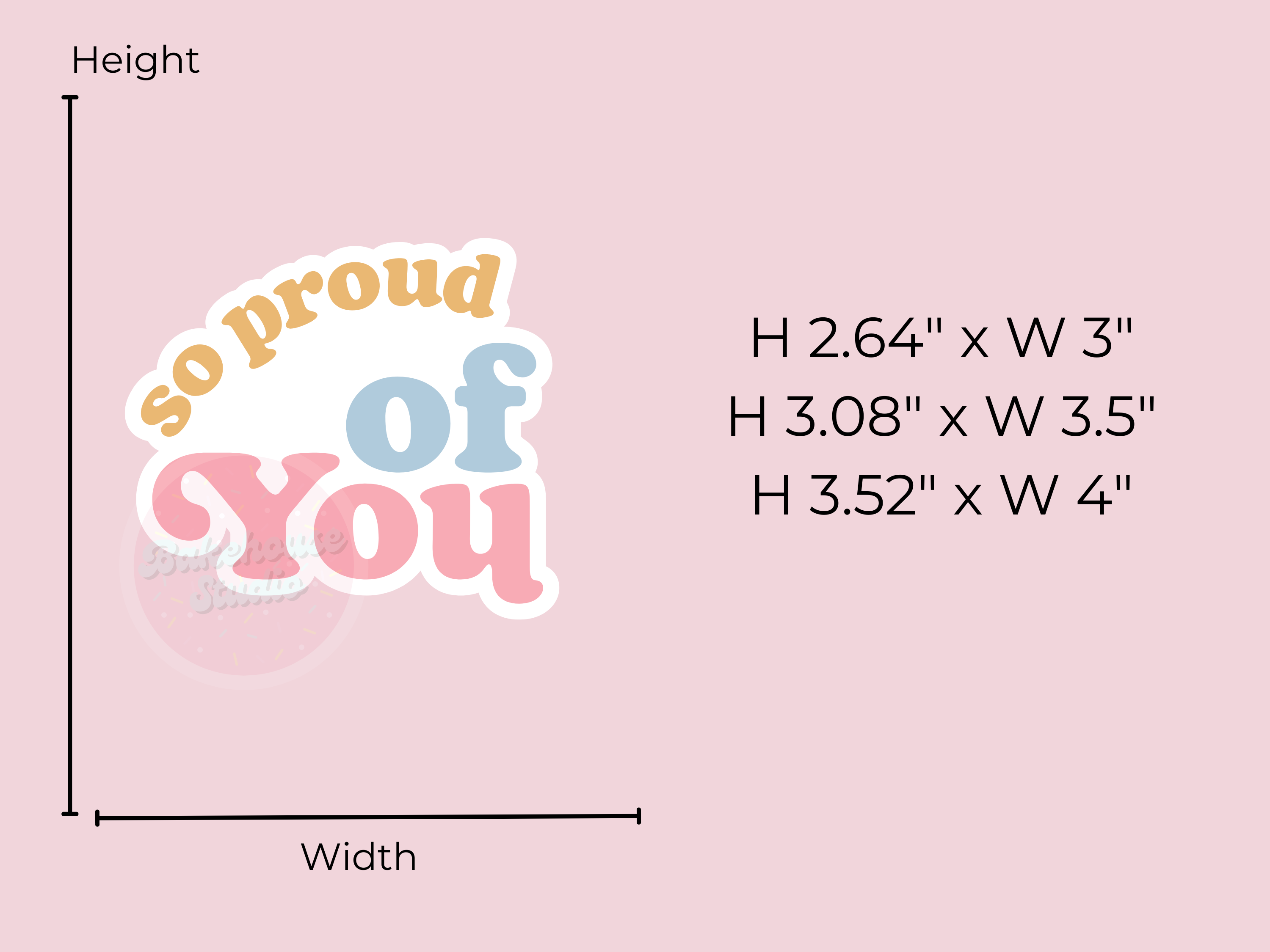 1005 Proud of You  Cookie Cutter