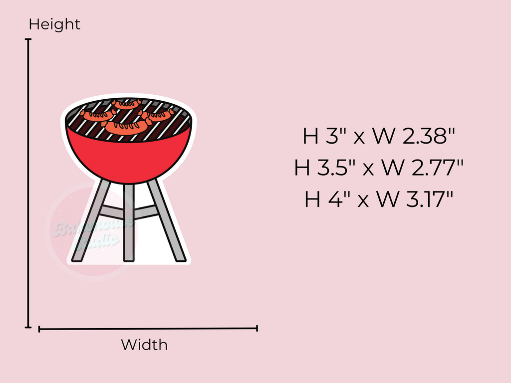 1133 BBQ Cookie Cutter