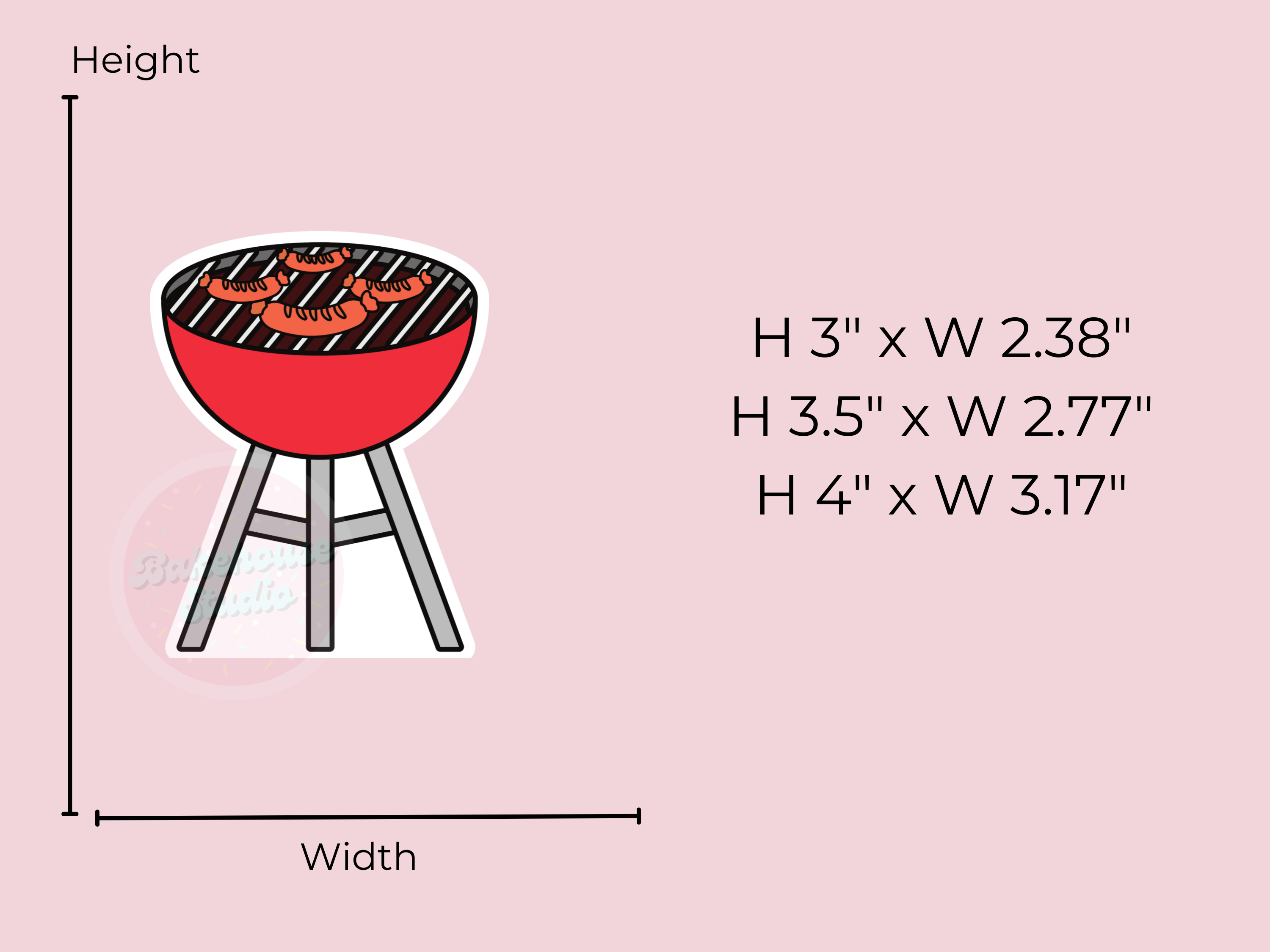 1133 BBQ Cookie Cutter