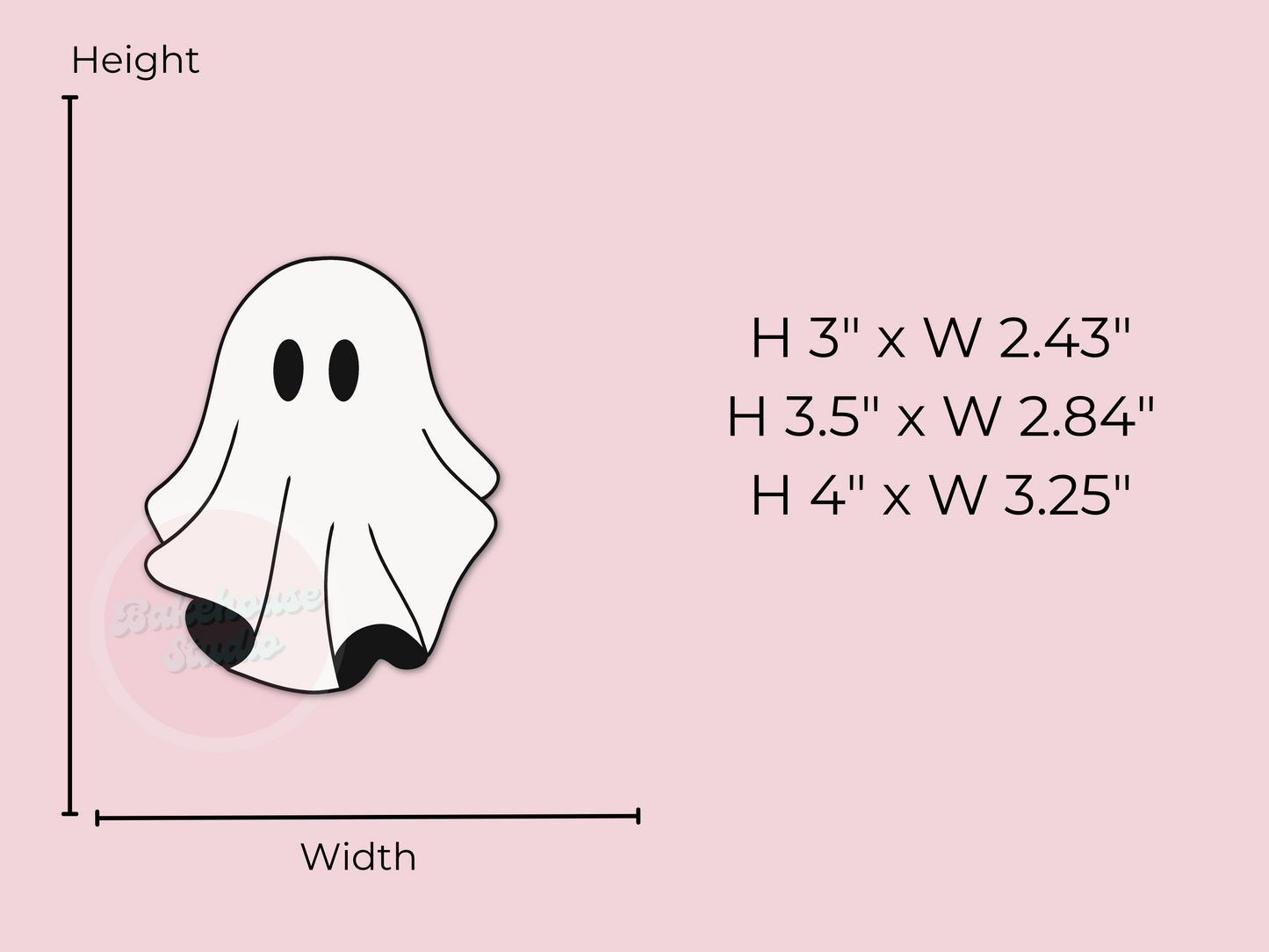 1183 Ghost Cookie Cutter