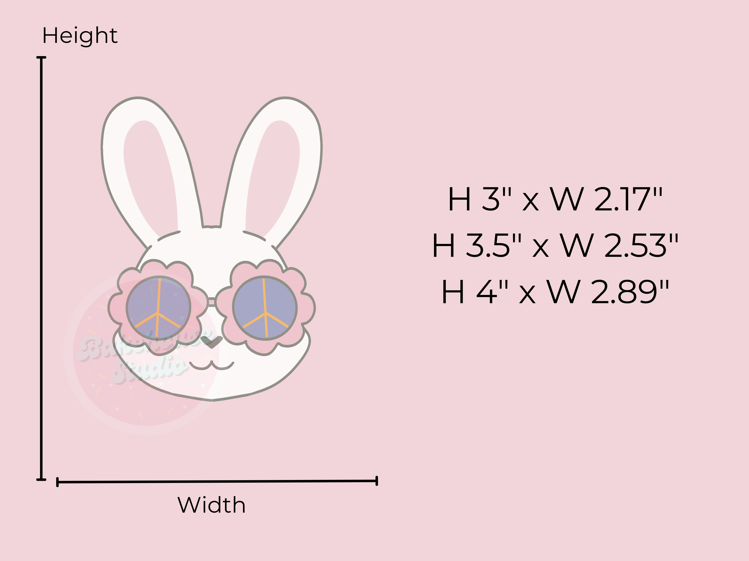 1094 Groovy Bunny Cookie Cutter