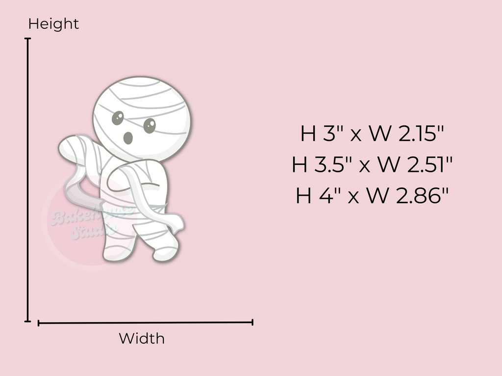 1182 Mummy Cookie Cutter