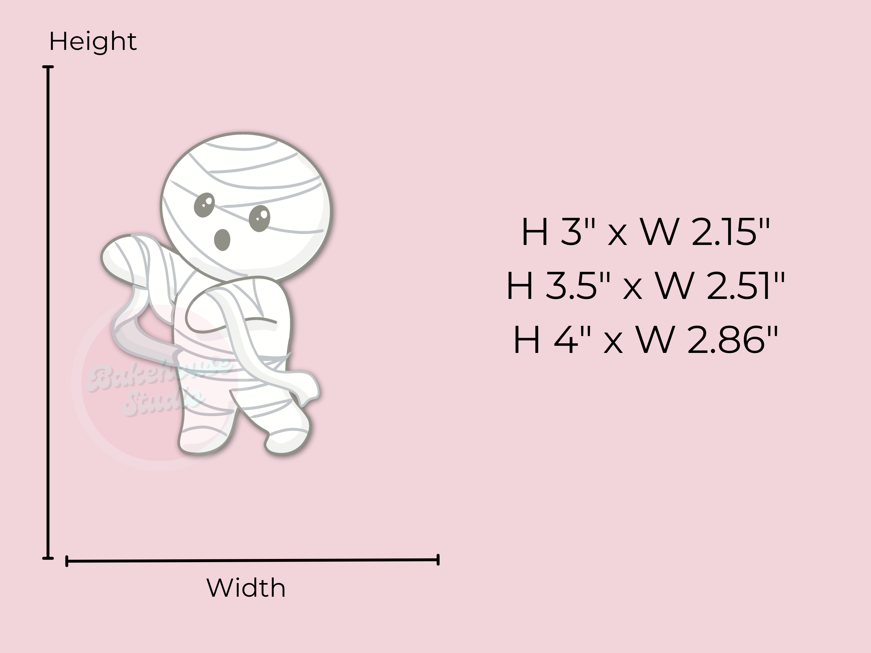 1182 Mummy Cookie Cutter