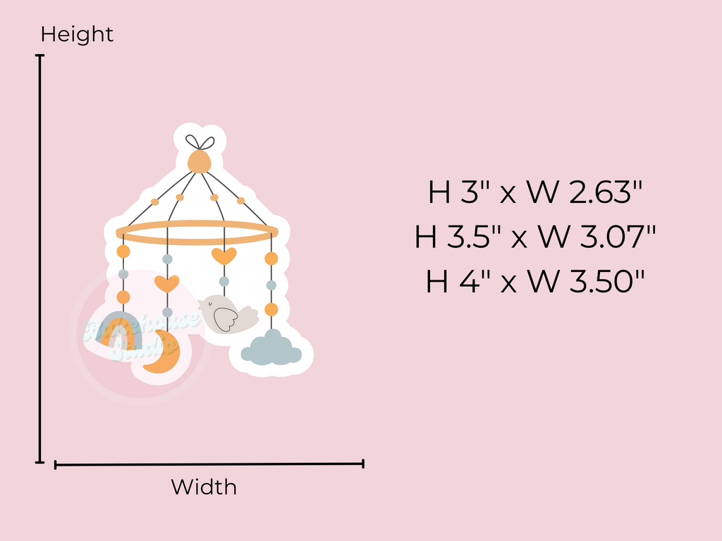 1164 Nursery Mobile Cookie Cutter
