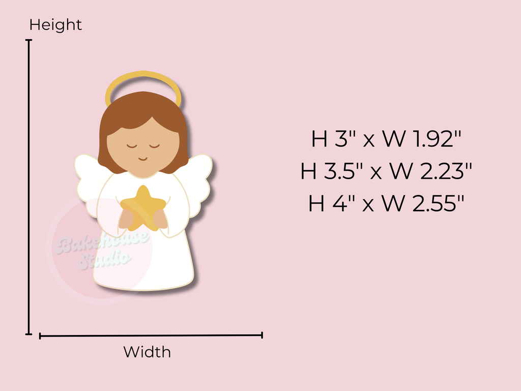 1198 Nativity Angel Cookie Cutter