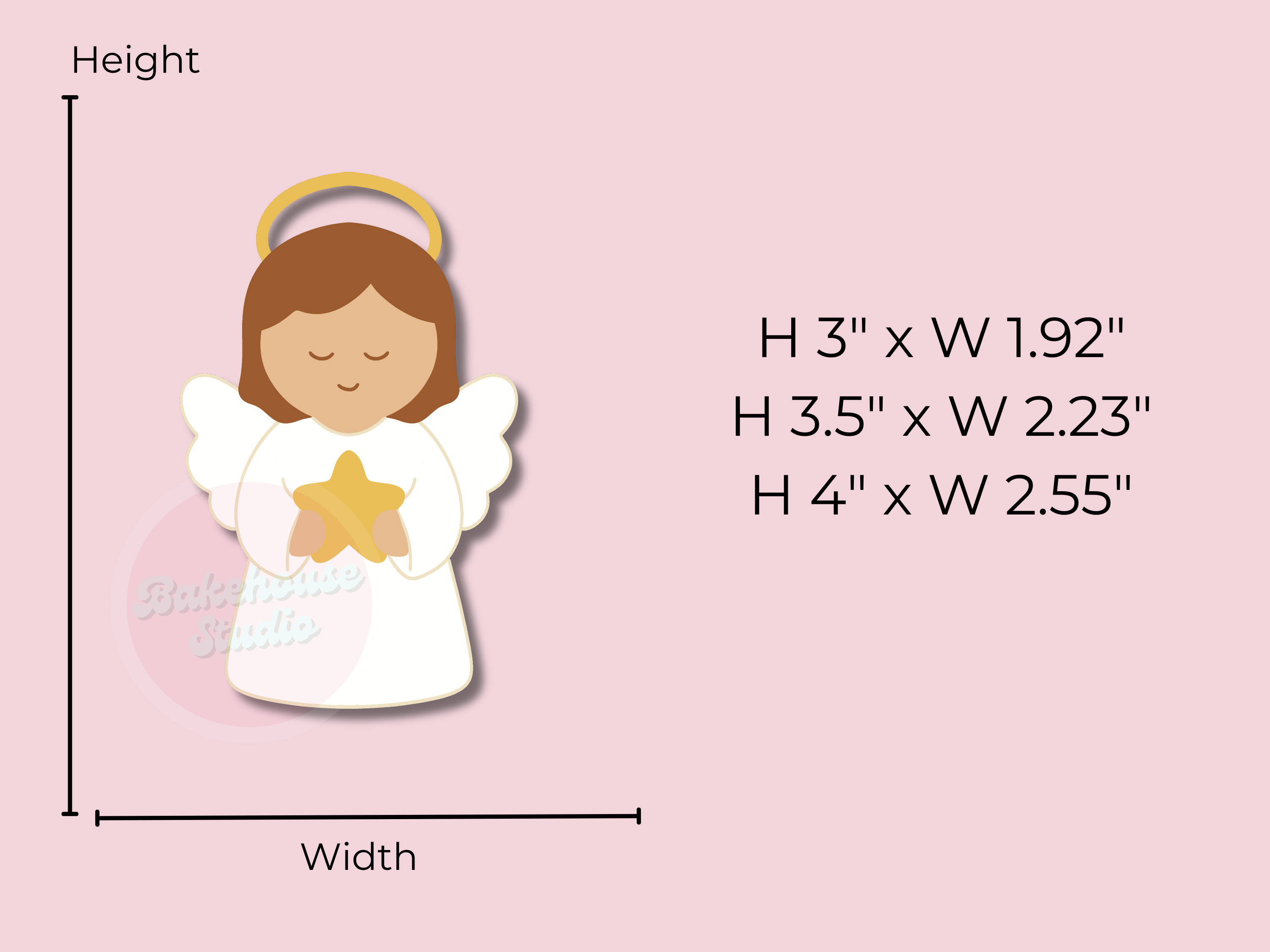 1198 Nativity Angel Cookie Cutter