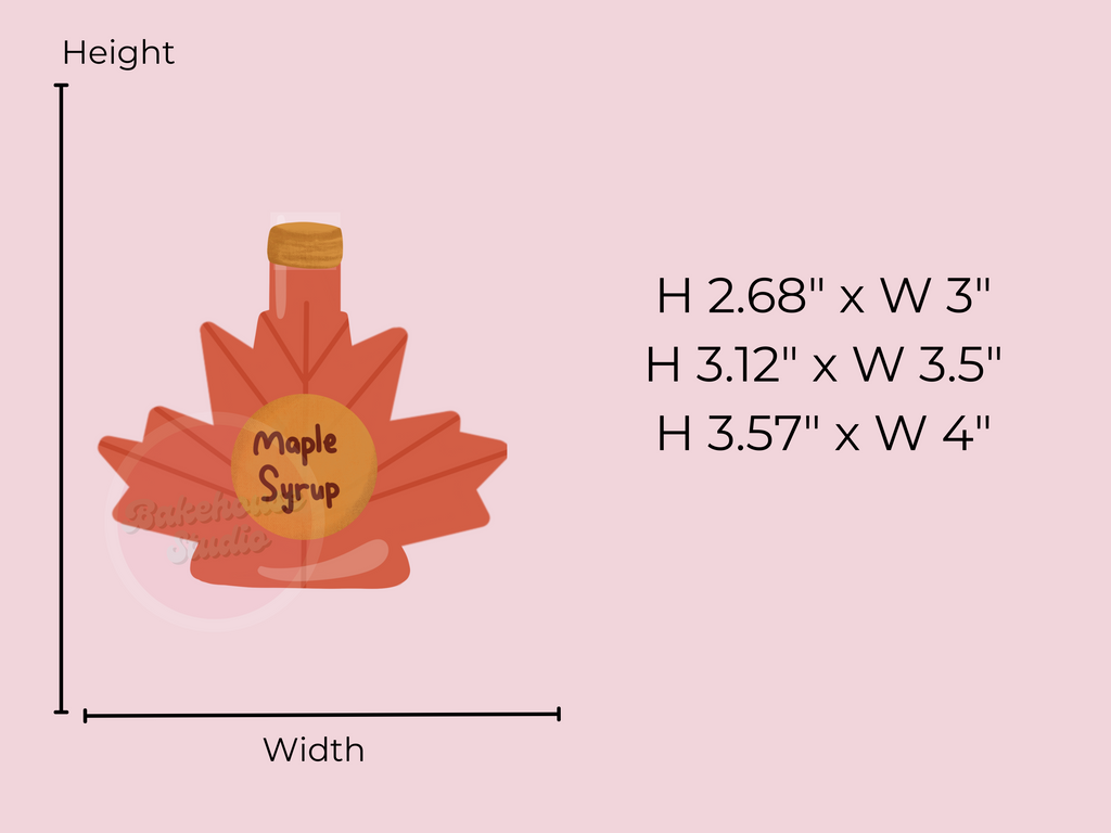1141 Maple Syrup Cookie Cutter