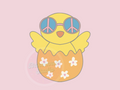 1098 Groovy Chick Egg Cookie Cutter