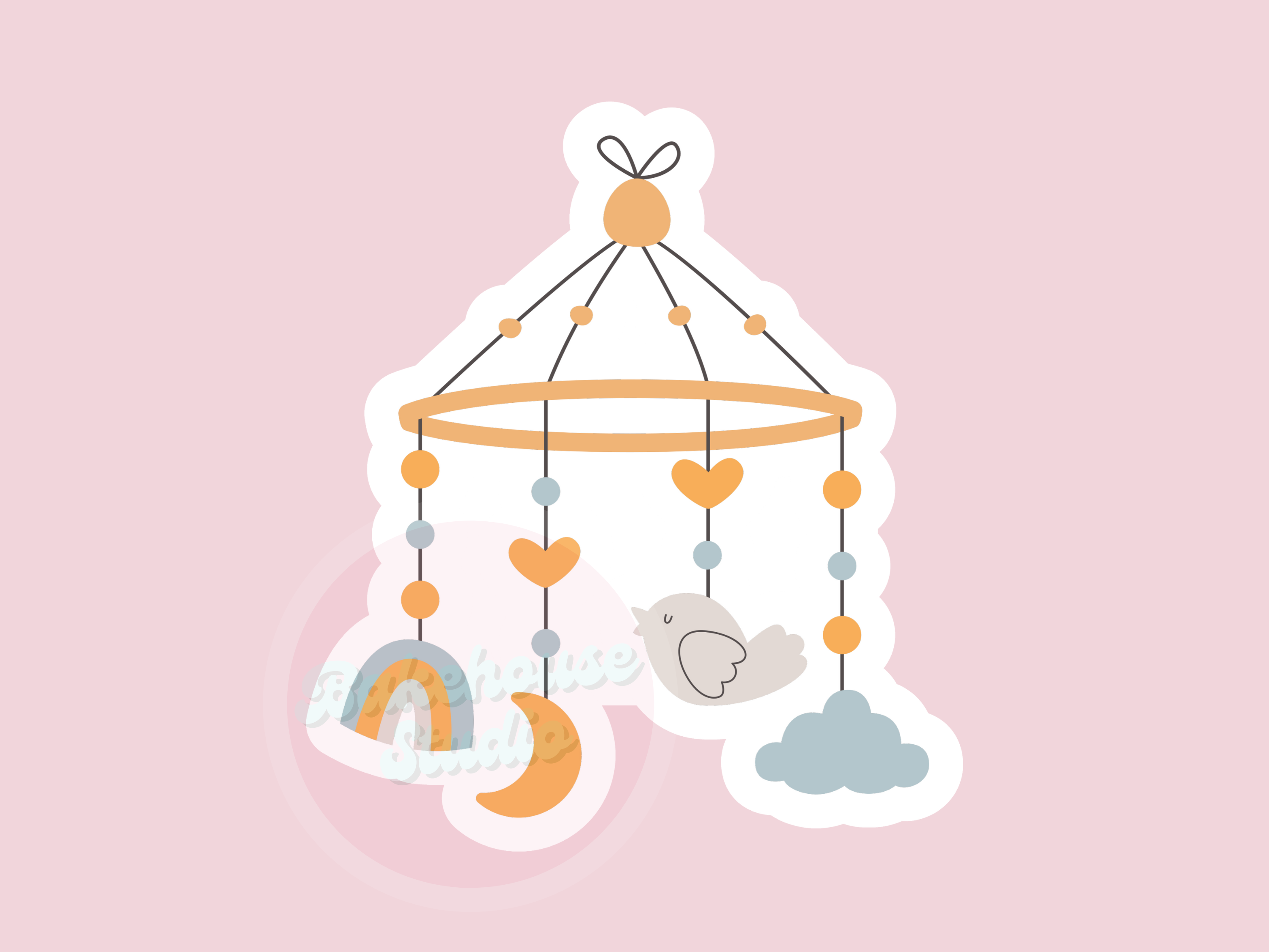 1164 Nursery Mobile Cookie Cutter