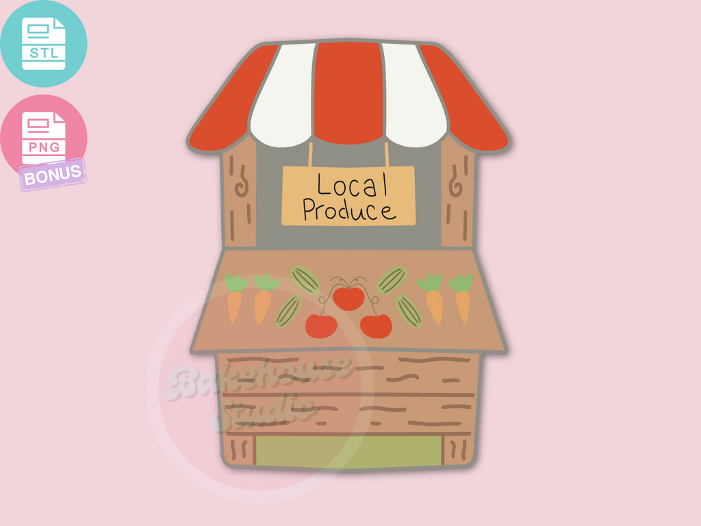 1190 Farm Stand Cookie Cutter