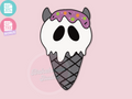 1193 Demon Icecream Cookie Cutter