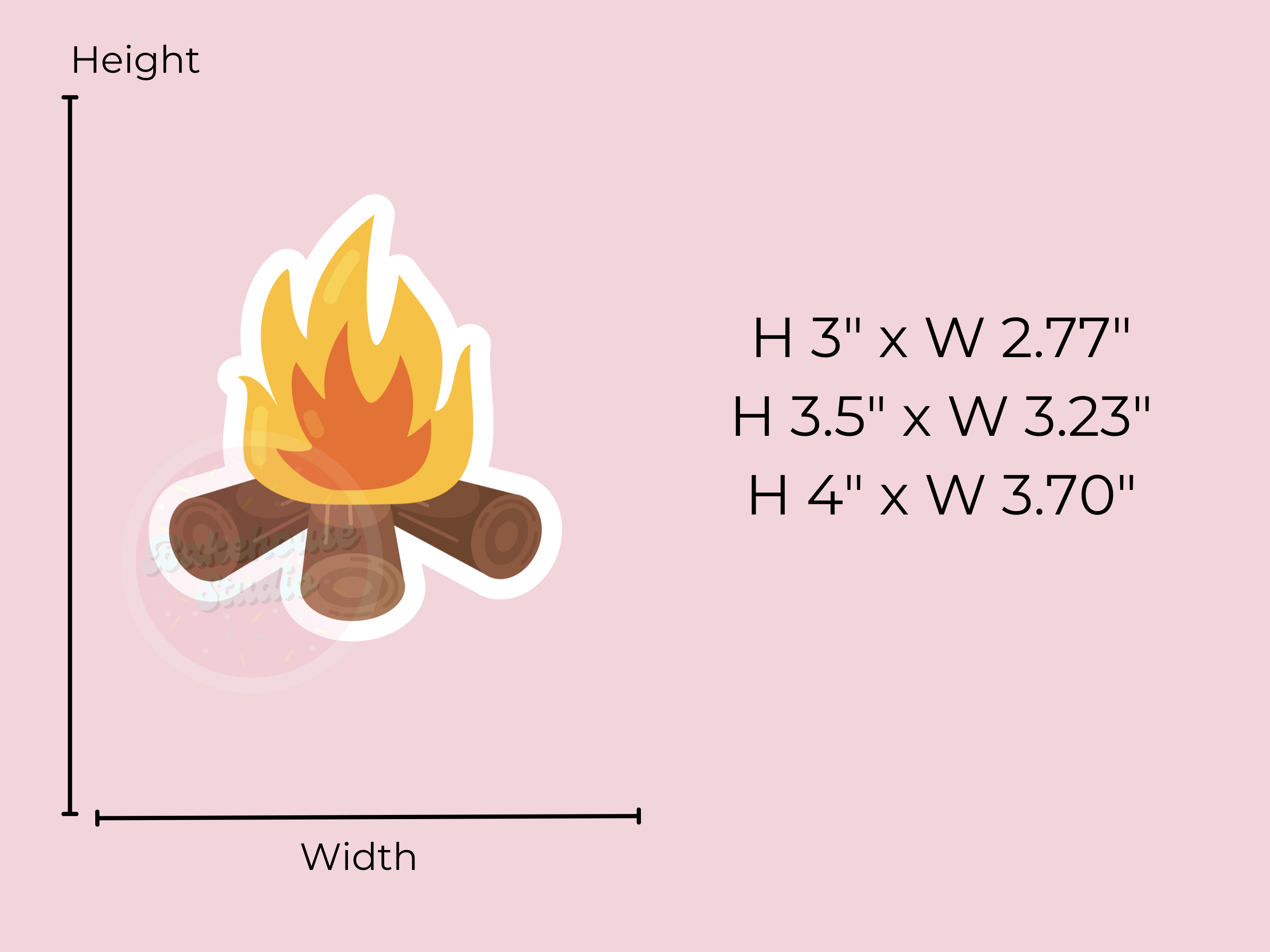 1138 Bonfire Cookie Cutter