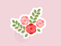 1119 Floral Bunch Cookie Cutter