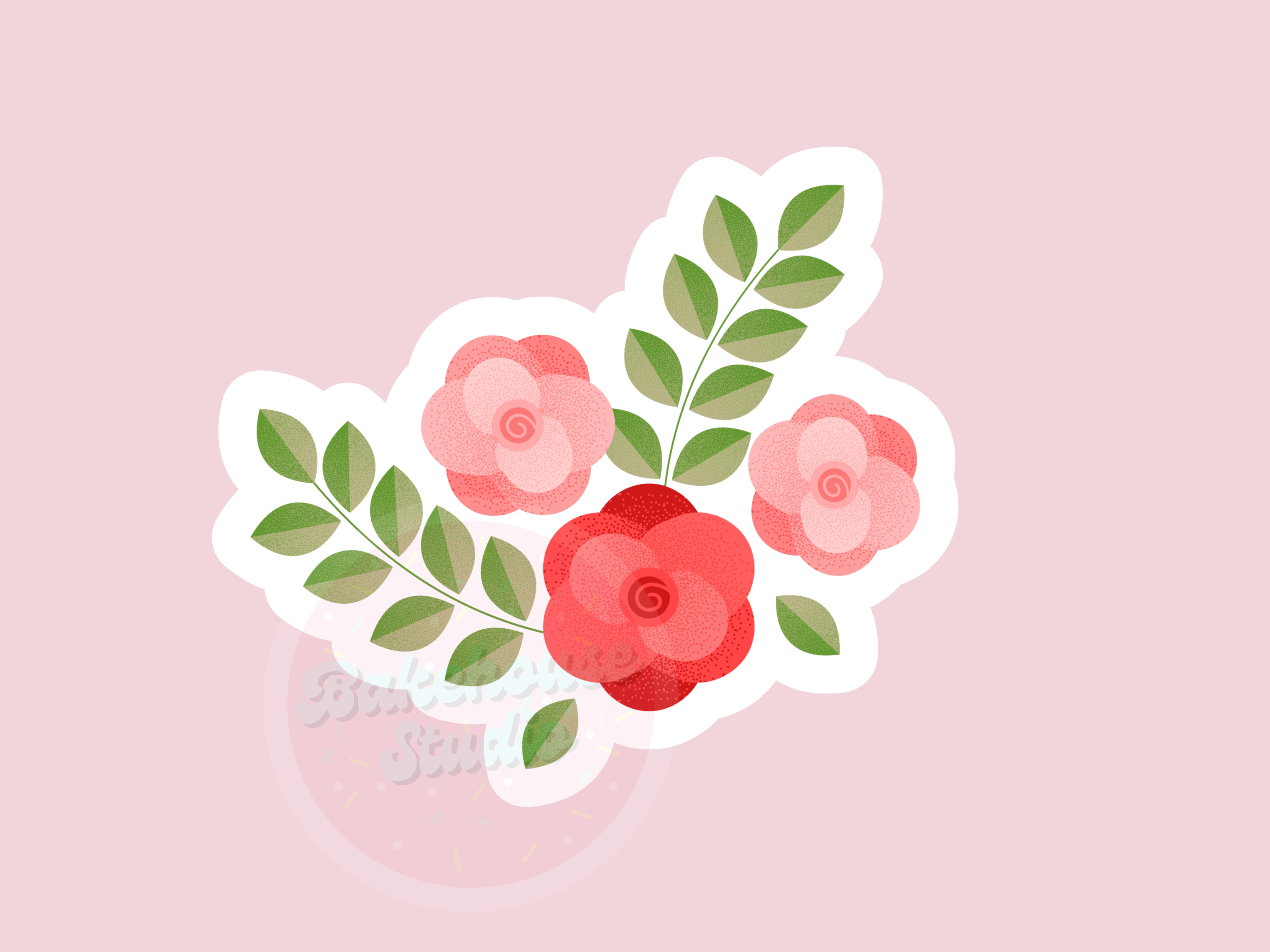 1119 Floral Bunch Cookie Cutter