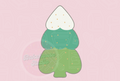 Green and white geometric design on a pink background with 'Stylized Designs' text.