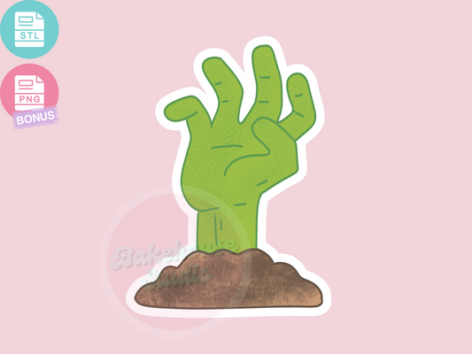 1188 Zombie Hand Cookie Cutter