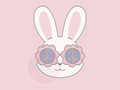 1094 Groovy Bunny Cookie Cutter