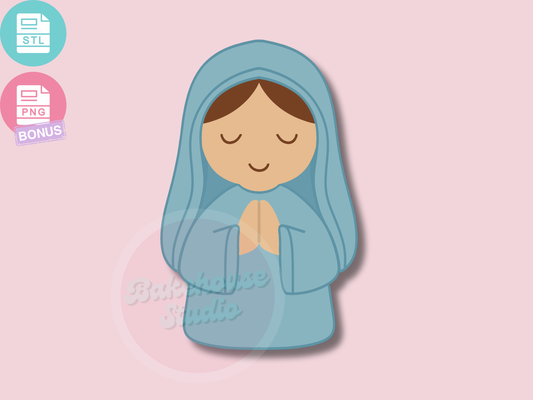 1196 Nativity Mary Cookie Cutter