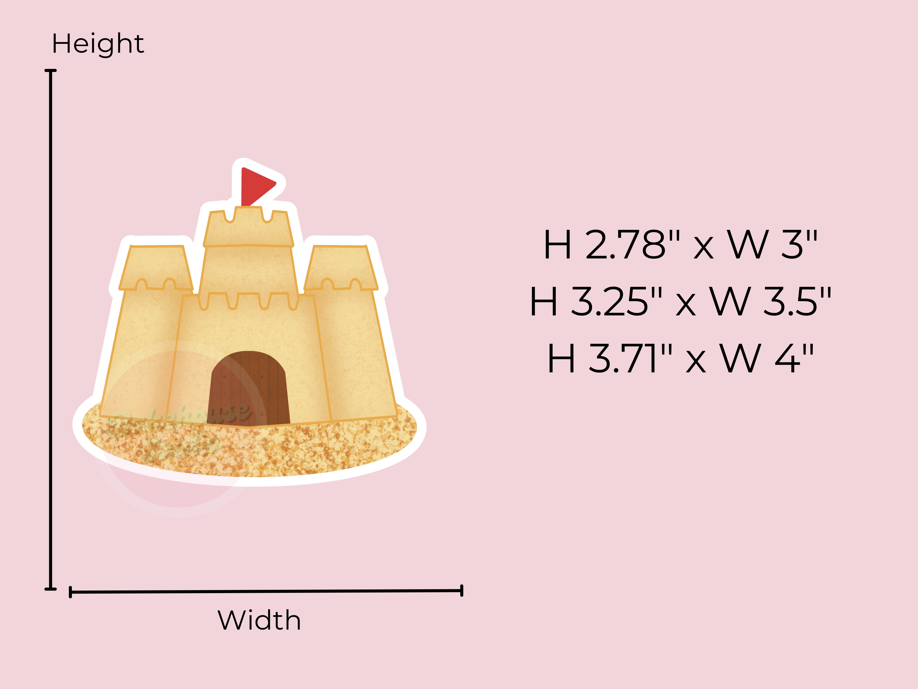 1248 Sand Castle Cookie Cutter