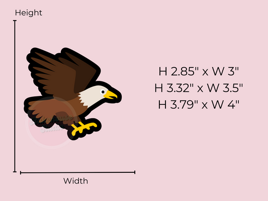1162 Eagle Flying Cookie Cutter