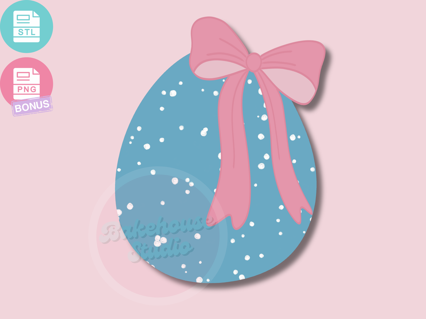 1232 coquette egg  Cookie Cutter