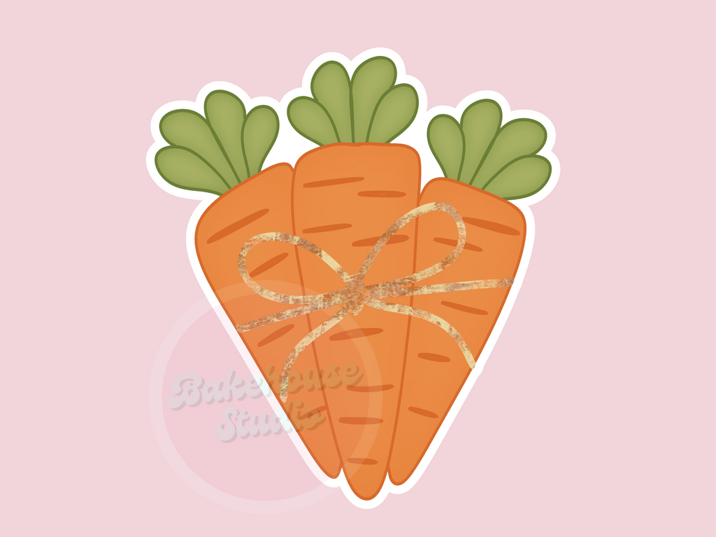 1246 Carrot Bundle Cookie Cutter