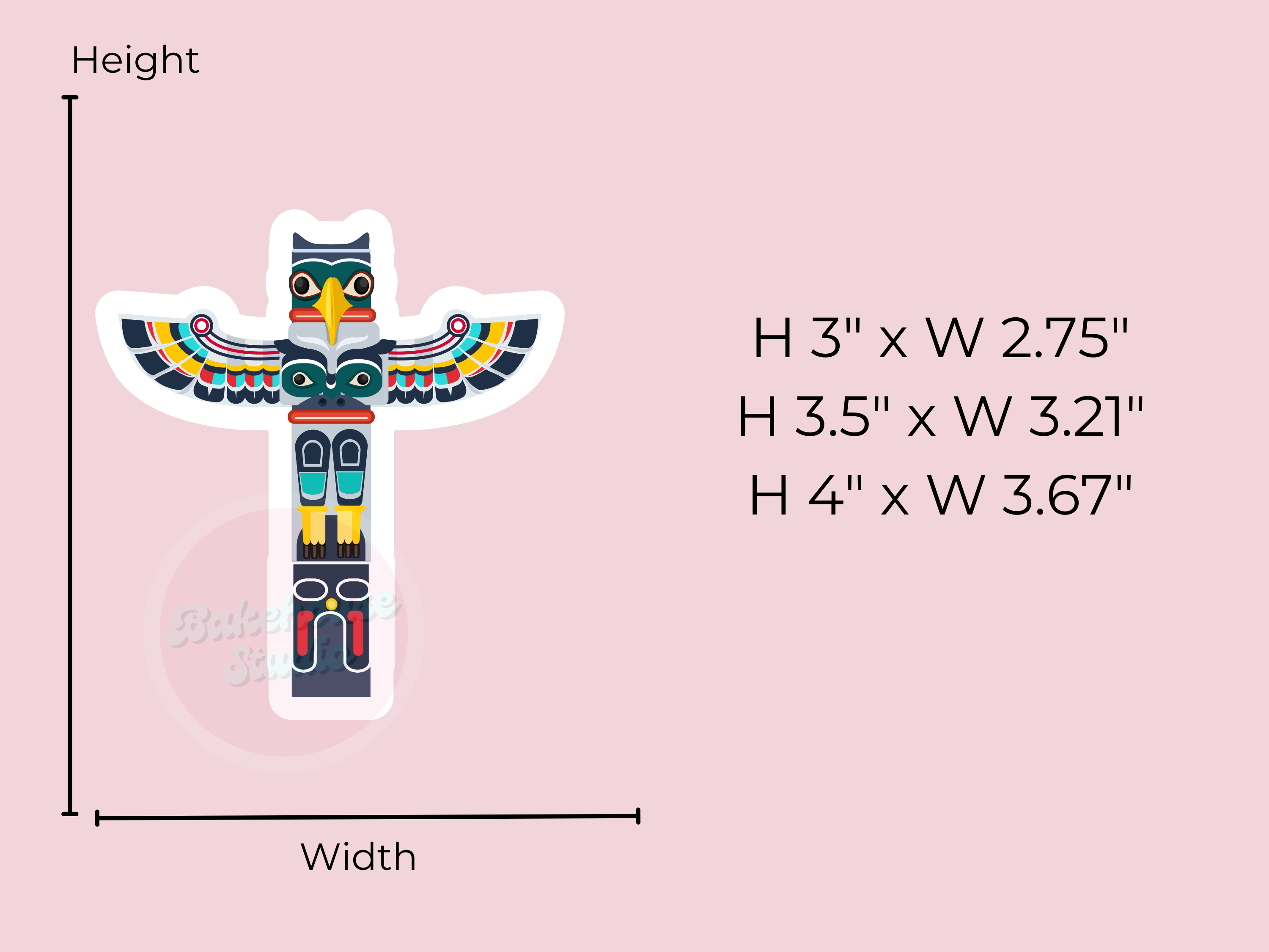 1144 Totem Pole Cookie Cutter