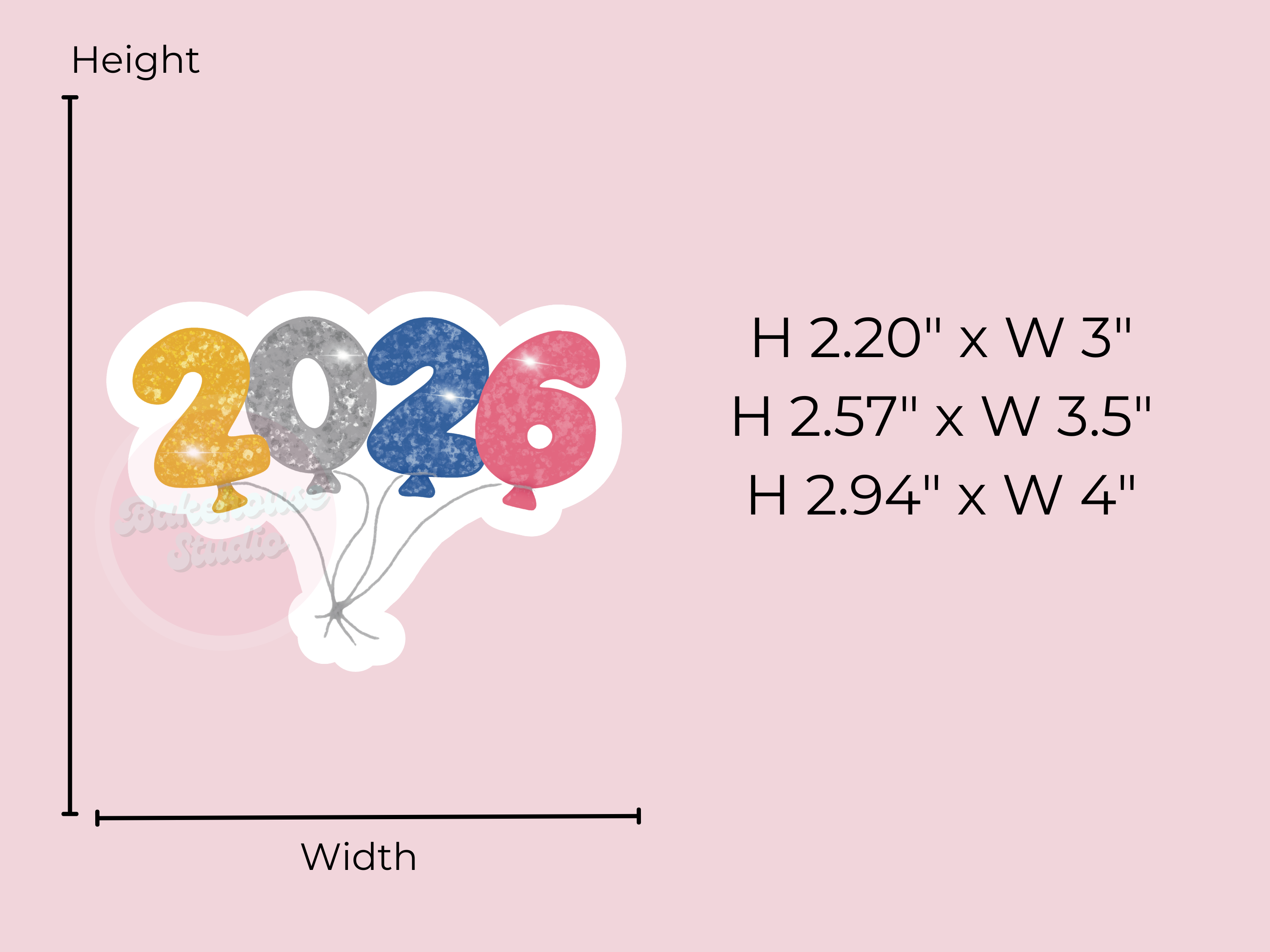 1207 2026 Balloons Cookie Cutter